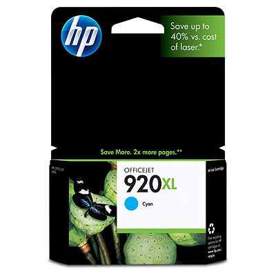 Mực in HP 920XL Cyan Officejet Ink Cartridge (CD972AA)